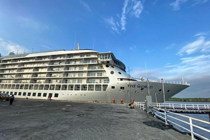 Llegada. El buque arribó este viernes 25 de abril.