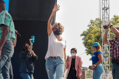 Figura. La funcionaria durante una reciente aparición pública.