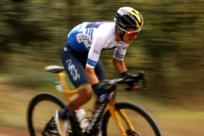 Richard durante la competencia.