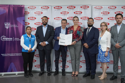 Quienes hacen los Laboratorios Weir recibieron la certificación.