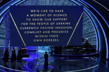 Óscar 2022, video minuto de silencio.