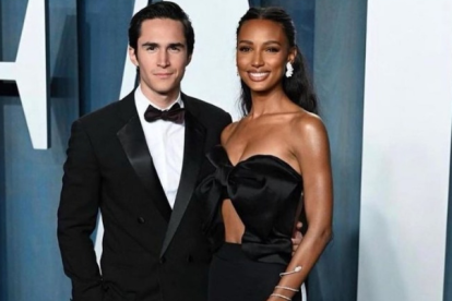 Jasmine Tookes y Juan David Borrero en Vanity Fair"s.