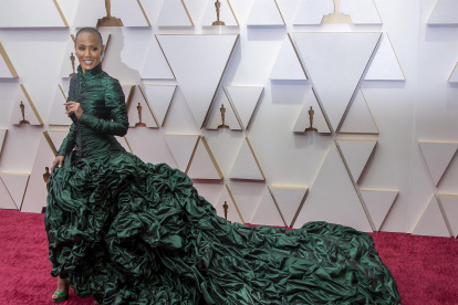 La actriz Jada Pinkett-Smith en la gala de los premios Óscar el pasado domingo en Los Ángeles (EE.UU.).
