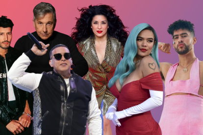 Algunos de los artistas confirmados para los conciertos en Ecuador en este 2022.