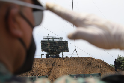 Vigilancia. Al momento, el acceso a la zona del radar está restringido, nadie puede ingresar, excepto Fiscalía.