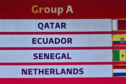 Ecuador está en el Grupo A del Mundial.