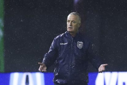 El entrenador de Ecuador Gustavo Alfaro.