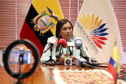 Guadalupe Llori manifestó que no renunciará al cargo y que no se opone a que se evalúe al CAL.