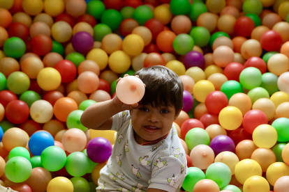 Niños con autismo se divierten