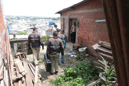 Intervención. El último jueves se realizaron 34 allanamientos en Durán.