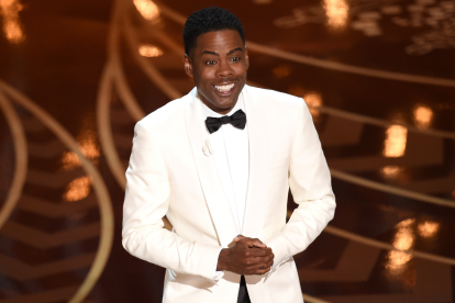 Chris Rock está acostumbrado a improvisar pero nunca pensó que lo iban a cachetear.