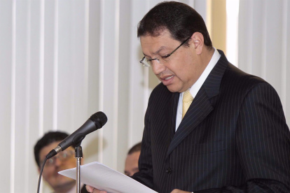 Imagen de archivo del alcalde de la capital de Ecuador, Santiago Guarderas.