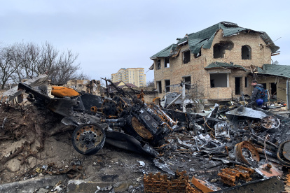 “Estamos en abril de 2022, pero parece abril de 1937”, dijo el presidente de Ucrania ante la ONU.