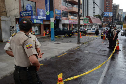 Lugar donde se produjo el atentando.