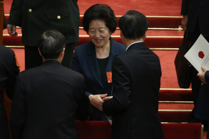 Sun Chunlan en foto de archivo.