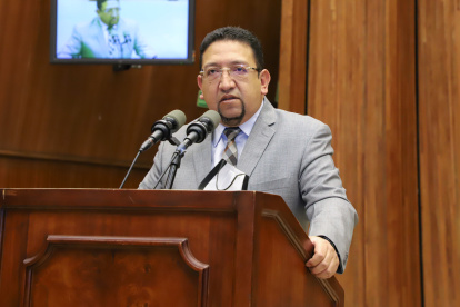 Virgilio Saquicela es el primer vicepresidente de la Asamblea Nacional.