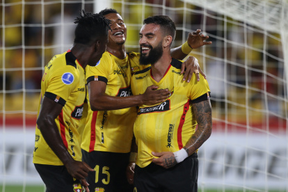 Gonzalo Mastriani autor de 2 de los 3 tantos de Barcelona