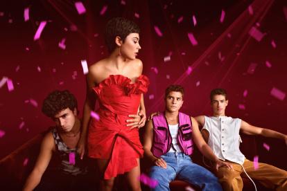 Samuel, Ari, Iván y Patrick son algunos de los personajes de la serie.