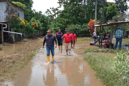 Producto se esta creciente se inundaron los barrios Guayabal , 7 de Septiembre , San Eduardo y Nueva Esperanza