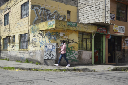 Solanda. No solo las fachadas de las casas son pintarrajeadas. Un mural en San Roque también fue dañado. Los dueños gastan más de $ 400 por rehabilitar los frentes.