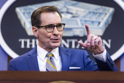 El portavoz del Departamento de Defensa de EE.UU., John Kirby, en una fotografía de archivo.