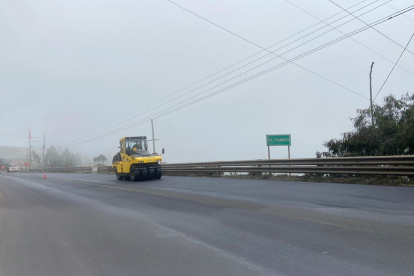 Hay vías que están en buen estado, el