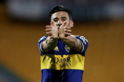 El Toto Salvio, ofensivo de Boca Juniors, es acusado de atropellar a su exesposa.