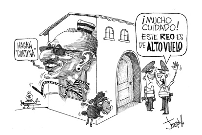 Lo dejan libre, para ahora cuidar que no escape.