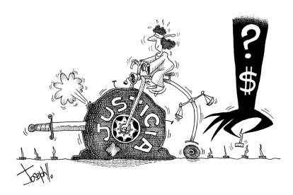 Entrampada en leguleyadas que terminan en la impunidad.