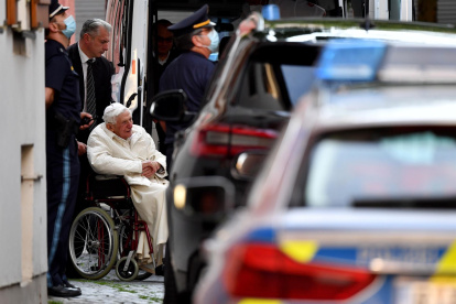 El papa emérito Benedicto XVI, en una fotografía de archivo.