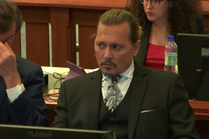El protagonista de "Pirates of the Caribbean" y la actriz estuvieron presentes este lunes en una nueva sesión del juicio