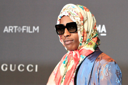 El rapero A$AP Rocky, en una fotografía de archivo
