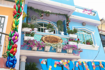 Concurso. Los propietarios arreglan la fachada de sus viviendas.