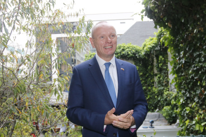 Mike Freer, ministro de Exportaciones e Igualdad del Reino Unido, estuvo de vista en días pasados en Quito.