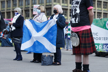 Posturas. El año pasado se realizó una manifestación a favor de la independencia. En 2014 ya hubo una consulta en la que ganó el No.