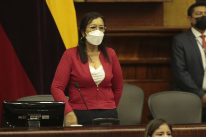 La presidenta Guadalupe Llori convocó a una sesión  del pleno para el martes 26 de abril para abordar varios temas.