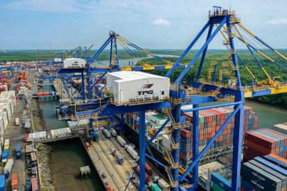 Terminal.- Las instalaciones del Terminal Portuario de Guayaquil