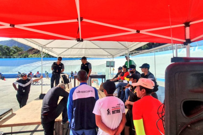 Las delegaciones fueron informadas de la suspensión de la competencia por el fallecimiento del comisario Roberto Rea