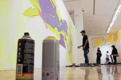 El arte de la calle, hecho con técnicas no convencionales, trata sobre el encierro pandémico y de cómo los artistas urbanos vivieron esos días.