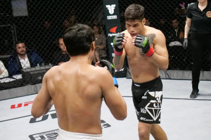 Aaron Cañarte busca firmar en un futuro con la UFC, tal como lo hizo Michael Morales.