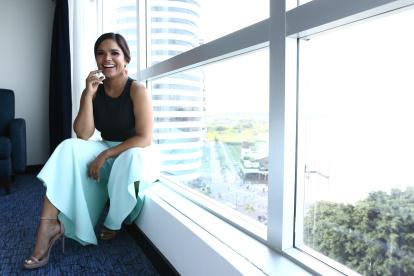 La ausencia de Evelyn Vansessa Calderón, casi total dentro, del espacio de En contacto era notoria.