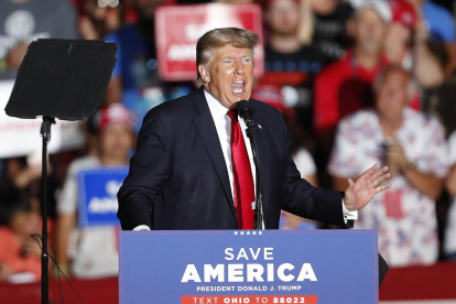 Imagen de archivo del expresidente estadounidense Donald Trump