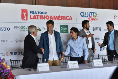 El exfutbolista argentino Gabriel Batistuta está en Quito para jugar golf.