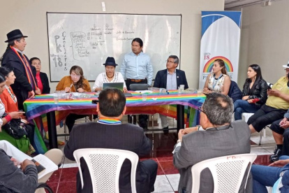 La elección se la realizó con la presencia de la mayoría de legisladores del movimiento Pachakutik.