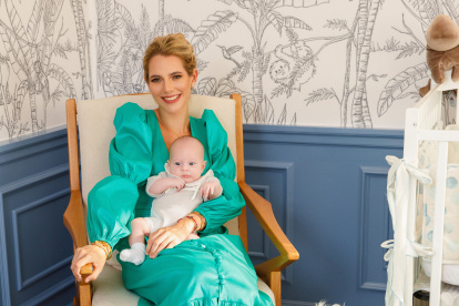 Lavinia Valbonesi sostiene que hoy sus prioridades están centradas en su pequeño hijo.