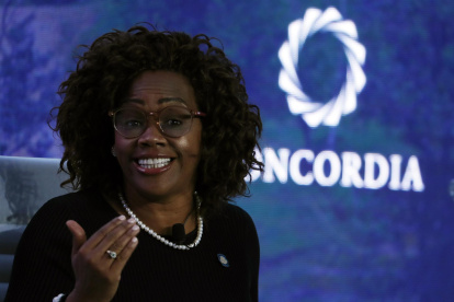 Imagen de archivo de la vicepresidenta de Costa Rica, Epsy Campbell Barr.