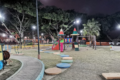 Escenario. El parque turístico ahora tiene iluminación led.