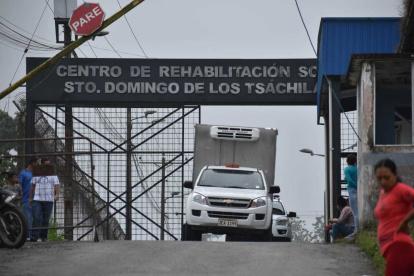 Imagen referencial de la fachada de cárcel de Santo Domingo.
