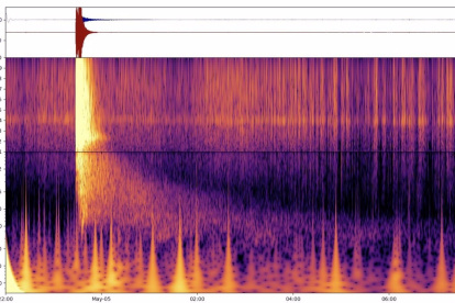 El módulo de aterrizaje InSight Mars de la NASA detectó el terremoto más grande jamás observado en otro planeta: un temblor de magnitud 5 estimado que ocurrió el 4 de mayo de 2022
