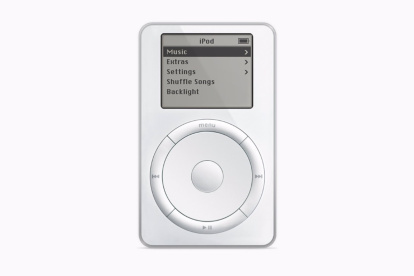 IPod original presentado en octubre de 2001